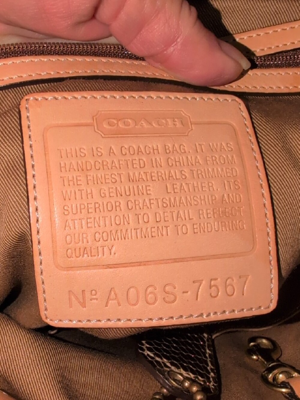 2006 Coach Limited Edition Orange Ombre Sig. Tote  #  7567  - Retail Bag - Picture 2 of 14